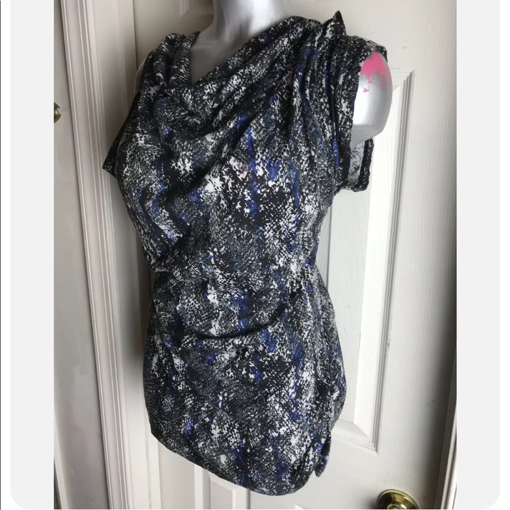 Miss Majesty-animal Print/COLD SHOULDERS/ MESH BACK- Women Top Plus SIZE 3X